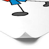 Kids mit Stift Poster (Ecke)