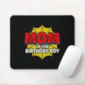 Kids Mom Of The Birthday Boy Sder Theme Party Matc Mousepad (Mit Mouse)