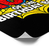 Kids Mom Of The Birthday Boy Sder Theme Party Matc Poster (Ecke)