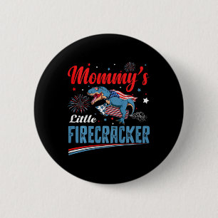 Kids Mommys Little Knallfrosch Unabhängigkeitstag  Button