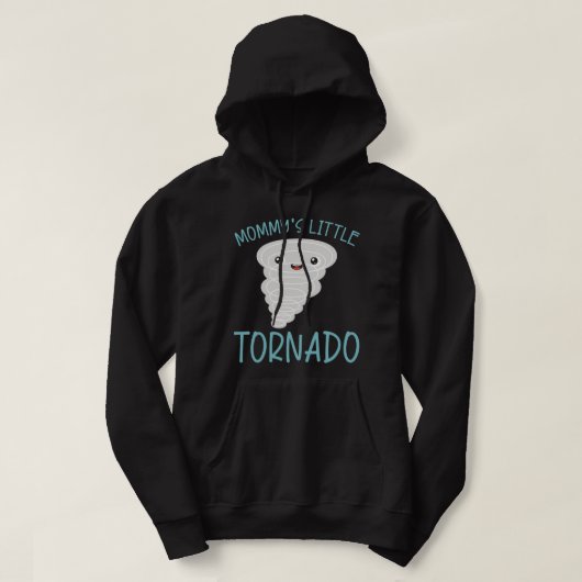 Kids Mommys Little Tornado Future Meteorologe ich Hoodie (Design vorne)