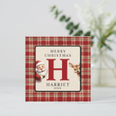 Kids Monogram Christmas Weihnachten Weihnachten We (Stehend Vorderseite)