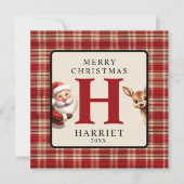 Kids Monogram Christmas Weihnachten Weihnachten We (Vorderseite)