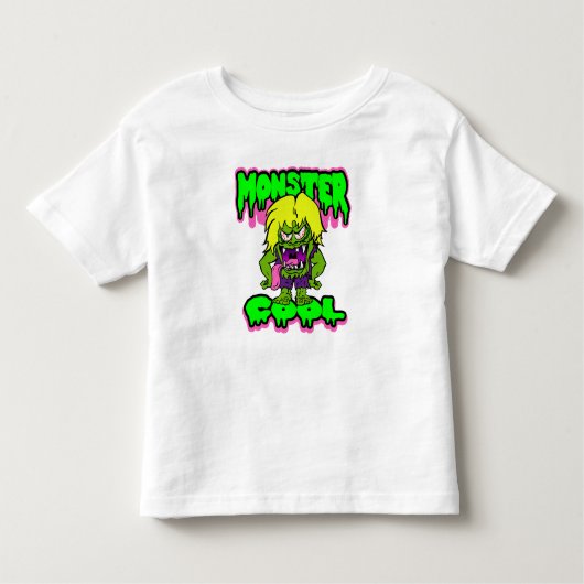 Kids Monster Cool Kleinkind T-shirt (Vorderseite)