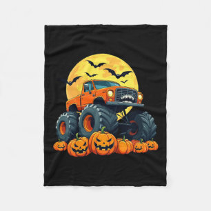 Kids Monster Halloween Pumpkin Jack O Lanter Fleecedecke
