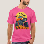 Kids Monster Halloween Pumpkin Jack O Lanter T-Shirt (Vorderseite)