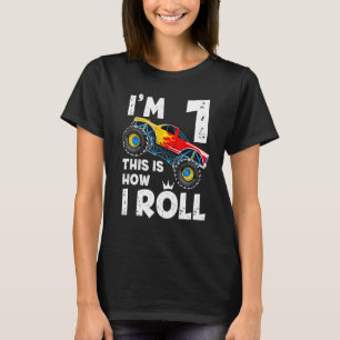 Kids Monster Truck Im 1 ist, wie ich rollen T-Shirt