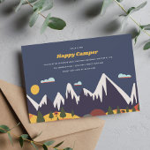 Kids Mountain Landscape Birthday Party Einladung