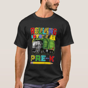 Kids-Mülltransporter zurück zur Schule, die in Pr T-Shirt