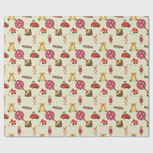 Kids-Musterpapier Geschenkpapier (Flach)