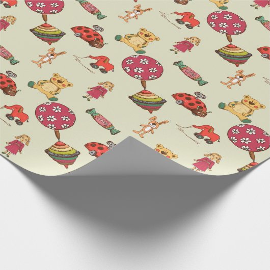 Kids-Musterpapier Geschenkpapier (Ecke)