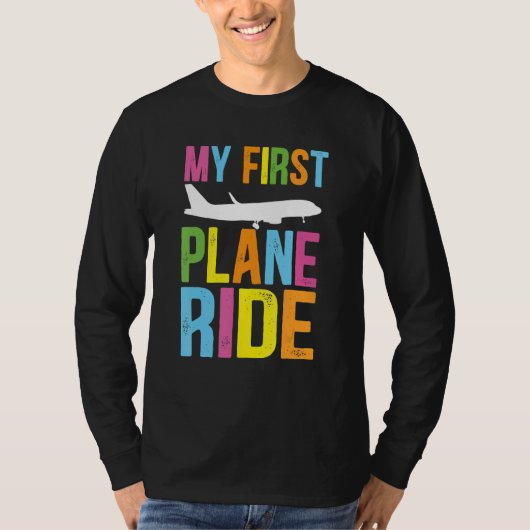 Kids My First Plane Ride My First Plane Ride Kids T-Shirt (Vorderseite)