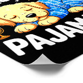 Kids My Hanukkah Pajamas Pajamakah Puppy Hanukkah Poster (Ecke)
