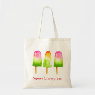 Kid's name niedliche Popsicle Book-Tasche Tragetasche