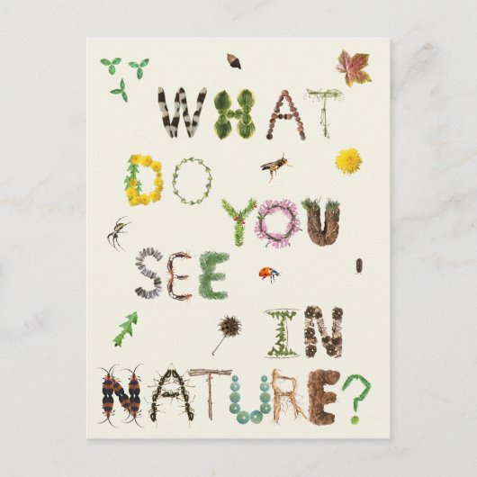 Kids Naturalist Nature Explorers Postkarte (Vorderseite)