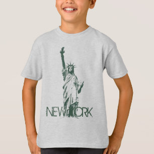 Kid's New York T-Shirt Bio-Statue of Liberty T-Shi