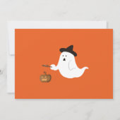 Kids nicht so Beängstigend Halloween-Kostüm-Party Einladung (Rückseite)