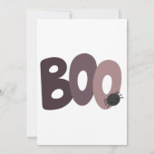 Kids Niedlich Ghost Halloween Party Einladung (Rückseite)