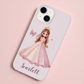 Kids Niedlich Princess Sparkle Personalisiert Case-Mate iPhone Hülle