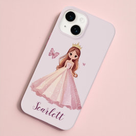 Kids Niedlich Princess Sparkle Personalisiert Case-Mate iPhone 14 Hülle