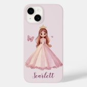 Kids Niedlich Princess Sparkle Personalisiert Case-Mate iPhone Hülle (Rückseite)