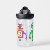 Kids Niedlich Roboter Trinkflasche (Vorne)