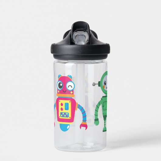 Kids Niedlich Roboter Trinkflasche (Vorne)