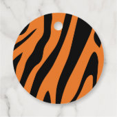 Kid's Niedlich Safari Tiger Vielen Dank zum Geburt Geschenkanhänger (Rückseite)