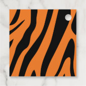 Kid's Niedlich Safari Tiger Vielen Dank zum Geburt Geschenkanhänger (Rückseite)