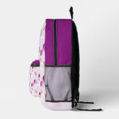 Kids Niedlich Unicorn Monogramm Bedruckter Rucksack (Rechts)
