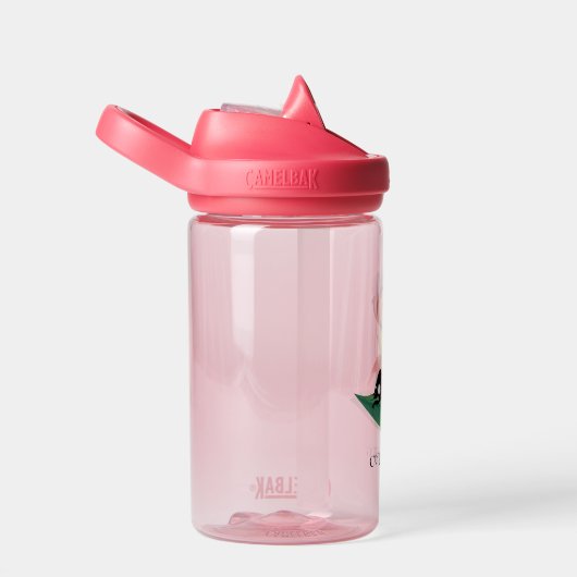 Kids Niedliche Polka dot ladybug Bee auf grünem Bl Trinkflasche (rechts)