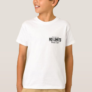 Kid's No Limits Brass vorne und hinten T - Shirt