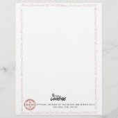 Kid's North Pole Comfirmation Letter From Santa (Rückseite)