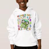 Kids Number Day Hoodie | Colourful Maths Numbers (Vorderseite)