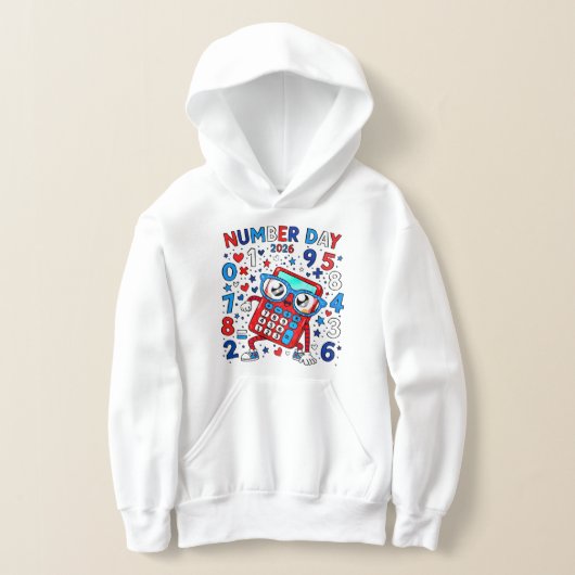 Kids Number Day Hoodie | Fun Maths Numbers (Ablage )