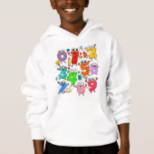 Kids Number Day Hoodie | Fun Maths Numbers (Vorderseite)