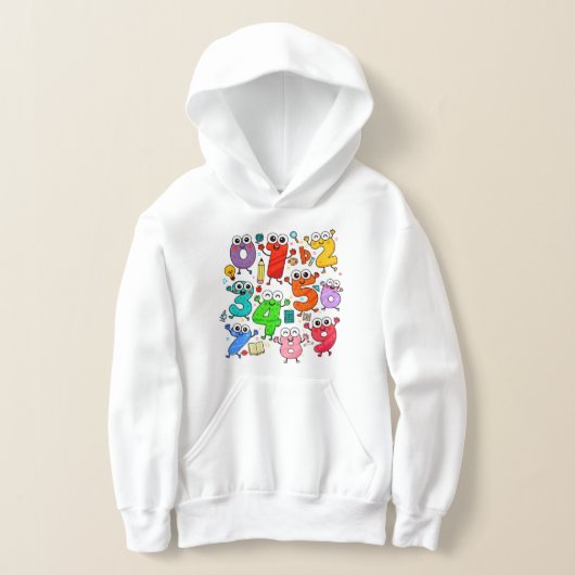 Kids Number Day Hoodie | Fun Maths Numbers (Ablage )