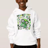Kids Number Day Hoodie | Maths Calculator Design (Vorderseite)