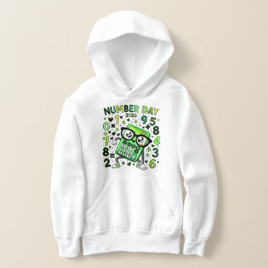 Kids Number Day Hoodie | Maths Calculator Design (Ablage )