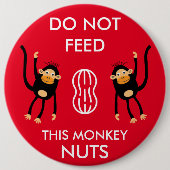 Kids Nut Allergy Warning Button (Vorderseite)