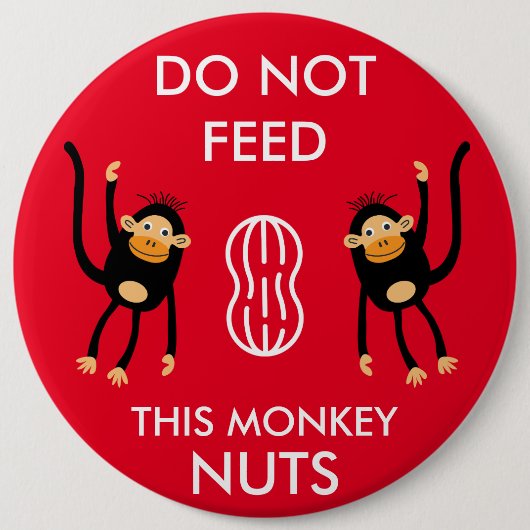 Kids Nut Allergy Warning Button (Vorderseite)