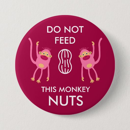 Kids Nut Allergy Warning Button (Vorderseite)