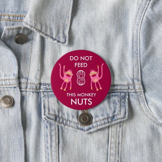 Kids Nut Allergy Warning Button (Beispiel)