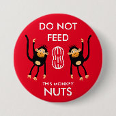 Kids Nut Allergy Warning Button (Vorderseite)