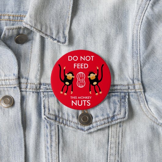 Kids Nut Allergy Warning Button (Beispiel)