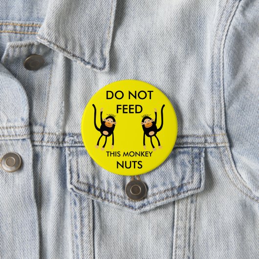 Kids Nut Allergy Warning Button (Beispiel)