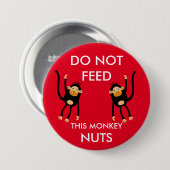 Kids Nut Allergy Warning Button (Vorne & Hinten)