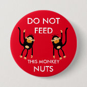 Kids Nut Allergy Warning Button (Vorderseite)