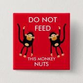 Kids Nut Allergy Warning Button (Vorderseite)
