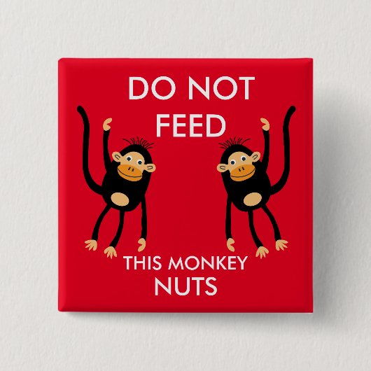 Kids Nut Allergy Warning Button (Vorderseite)